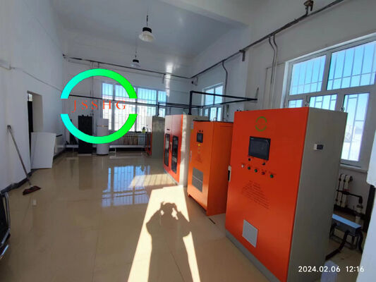 Large efficient sodium hypochlorite generator